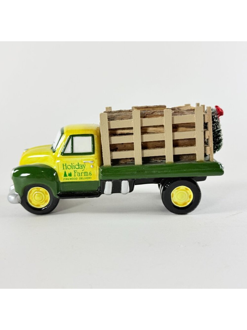 Dept 56 Snow Village Firewood Delivery Truck 54864 Retired Christmas Accessory